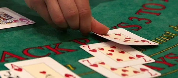 casino blackjack table