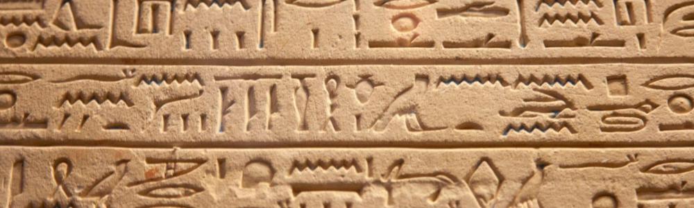 Egyptian hieroglyphs